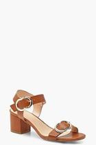 Boohoo Buckle Trim Block Heels