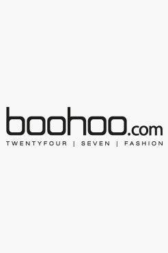 Boohoo Plus Esme Chain Trim Wrap Skater Dress Antique Rose
