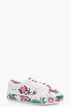 Boohoo Evie Pearl & Diamante Embroidered Trainer
