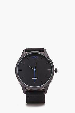 Boohoo All Black Watch