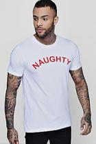 Boohoo Valentines Slogan T-shirt With Rolled Sleeves
