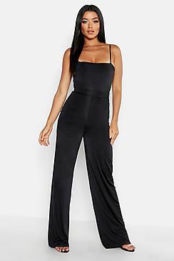 Boohoo High Waisted Wide Leg Trouser