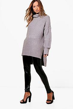 Boohoo Premium Rib Knit Sweater