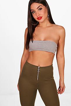 Boohoo Sofia Basic Cropped Bandeau