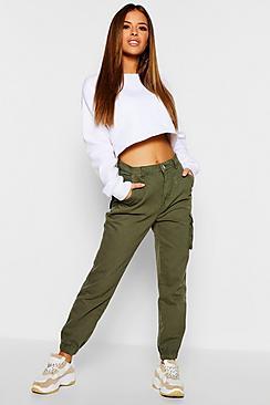 Boohoo Petite Cargo Pocket Jean