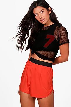 Boohoo Lucy Skinny Runner Shorts
