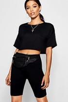 Boohoo Sophie Oversized Boxy Crop Knitted Top