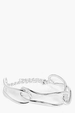 Boohoo Olivia Twist Chain Bracelet