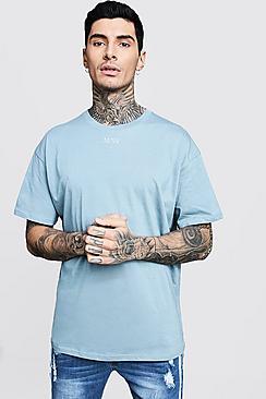 Boohoo Oversized Reflective Man Print T-shirt
