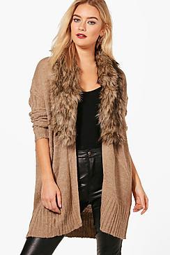 Boohoo Rebecca Edge To Edge Cardigan