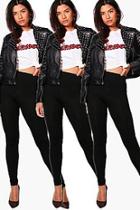 Boohoo Larah 3 Pack Basic Jersey High Waist Leggings