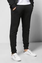 Boohoo Skinny Fit Joggers With Rouching Black