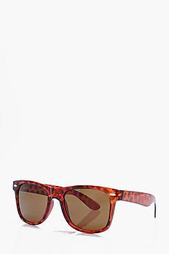 Boohoo Tortoiseshell Wayfarer Sunglasses