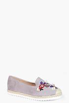 Boohoo Maisie Embroidered & Embellished Espadrilles