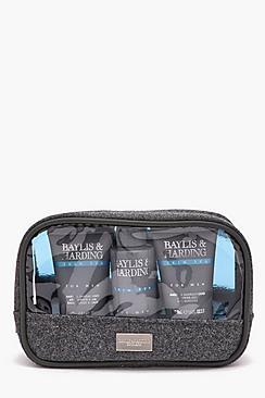 Boohoo Bayliss & Harding Mens Spa Wash Bag Set