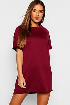 Boohoo Petite Oversized Sweat Dress