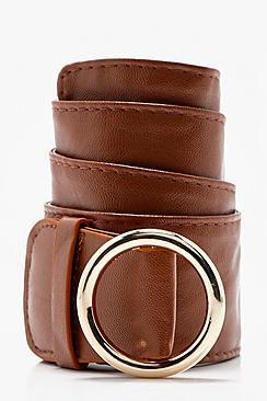 Boohoo Lucy Circle Buckle Loop Through Belt