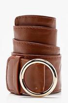 Boohoo Lucy Circle Buckle Loop Through Belt