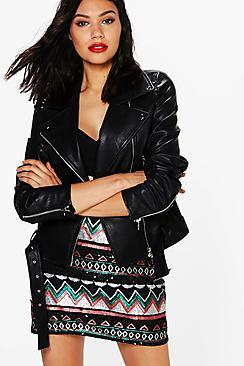 Boohoo Nadia Embellished A Line Skirt
