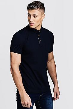 Boohoo Short Sleeve Rib Detail Polo