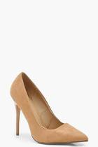 Boohoo Wide Fit Skin Tone Court Shoes