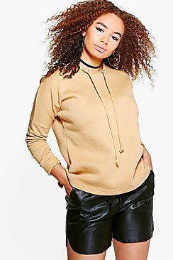Boohoo Plus Amelia Oversize Sweat Top