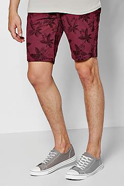 Boohoo Kiwi Print Chino Shorts