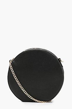 Boohoo Erin Structured Pu Round Bag