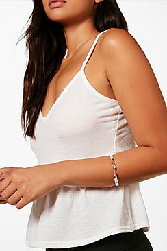 Boohoo Maya Twist Detail Arm Cuff