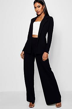 Boohoo Fliss Wide Leg Trouser