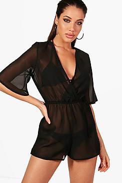Boohoo Georgia Beach Playsuit