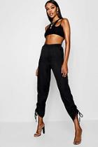 Boohoo Tall Kimmie Ruched Side Cargo Trousers