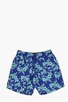 Boohoo Hibiscus Print Swim Shorts Fit T-shirt