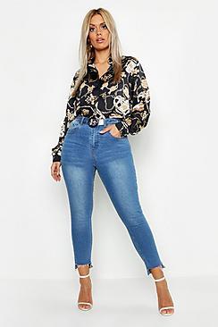 Boohoo Plus Chain Print Shirt