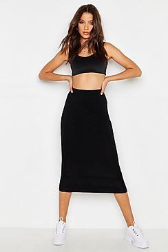Boohoo Tall Basic Jersey Midaxi Skirt