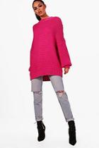 Boohoo Oversized Balloon Sleeve Knitted Jumper