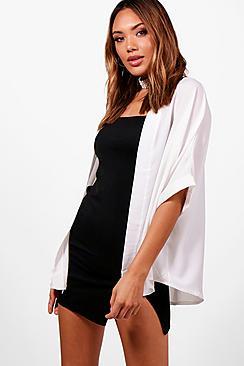 Boohoo Crepe Kimono