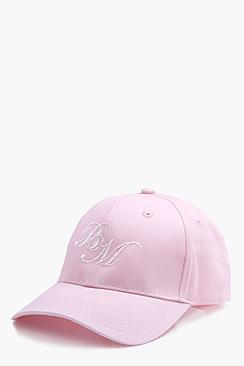 Boohoo Bm Embroidered Cap