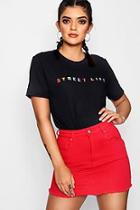 Boohoo Violet Street Life Printed Gildan T-shirt