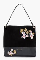 Boohoo Bella Embroidery Hobo Bag