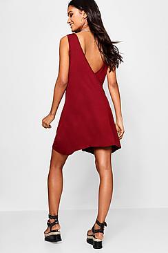 Boohoo V Back Swing Dress