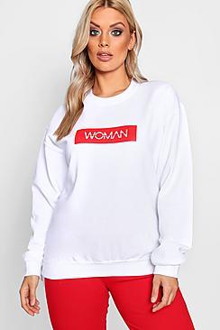 Boohoo Carmen Woman Sweat Top