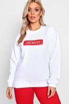 Boohoo Carmen Woman Sweat Top