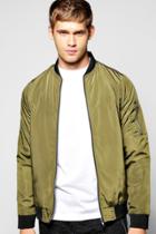 Boohoo Ma1 Lightweight Bomber Khaki