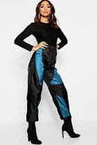 Boohoo Shell Suit Contrast Panel Jogger