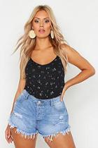 Boohoo Plus Polka Dot Swimg Cami