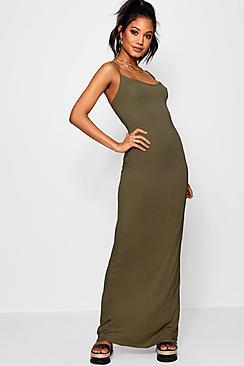 Boohoo Basic Strappy Maxi Dress