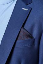 Boohoo Paisley Print Pocket Squares Navy