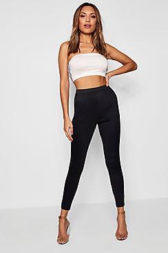 Boohoo Carmilla Scuba Skinny Stretch Trousers
