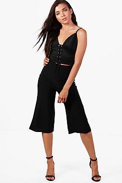 Boohoo Petite Katy Slinky Culotte